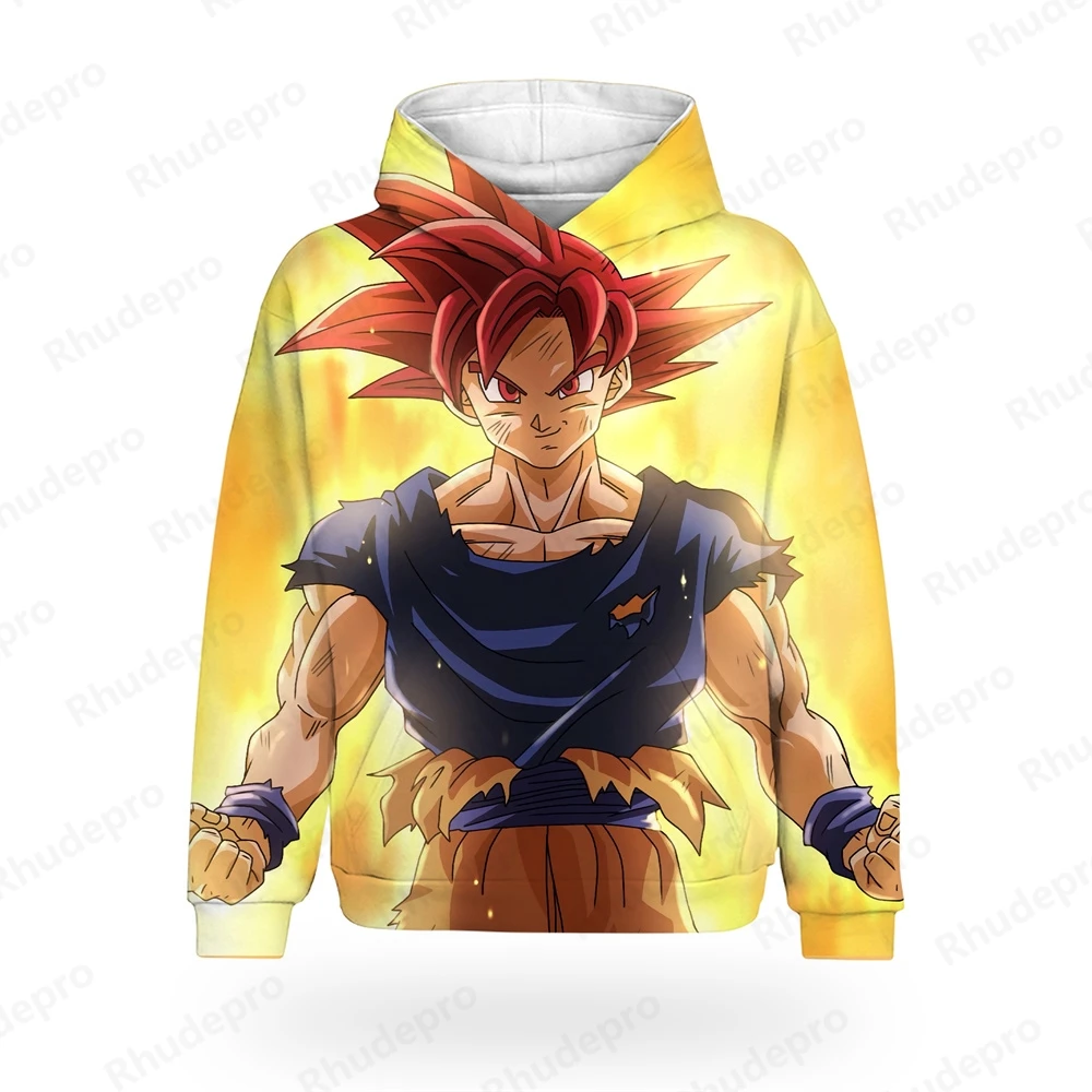 2024 Goku Men's Hoodie 5XL Dragon Ball Hip Hop Tops Hoodie Clothing Y2k Clothes High Quality Gift Harajuku Style Fashion