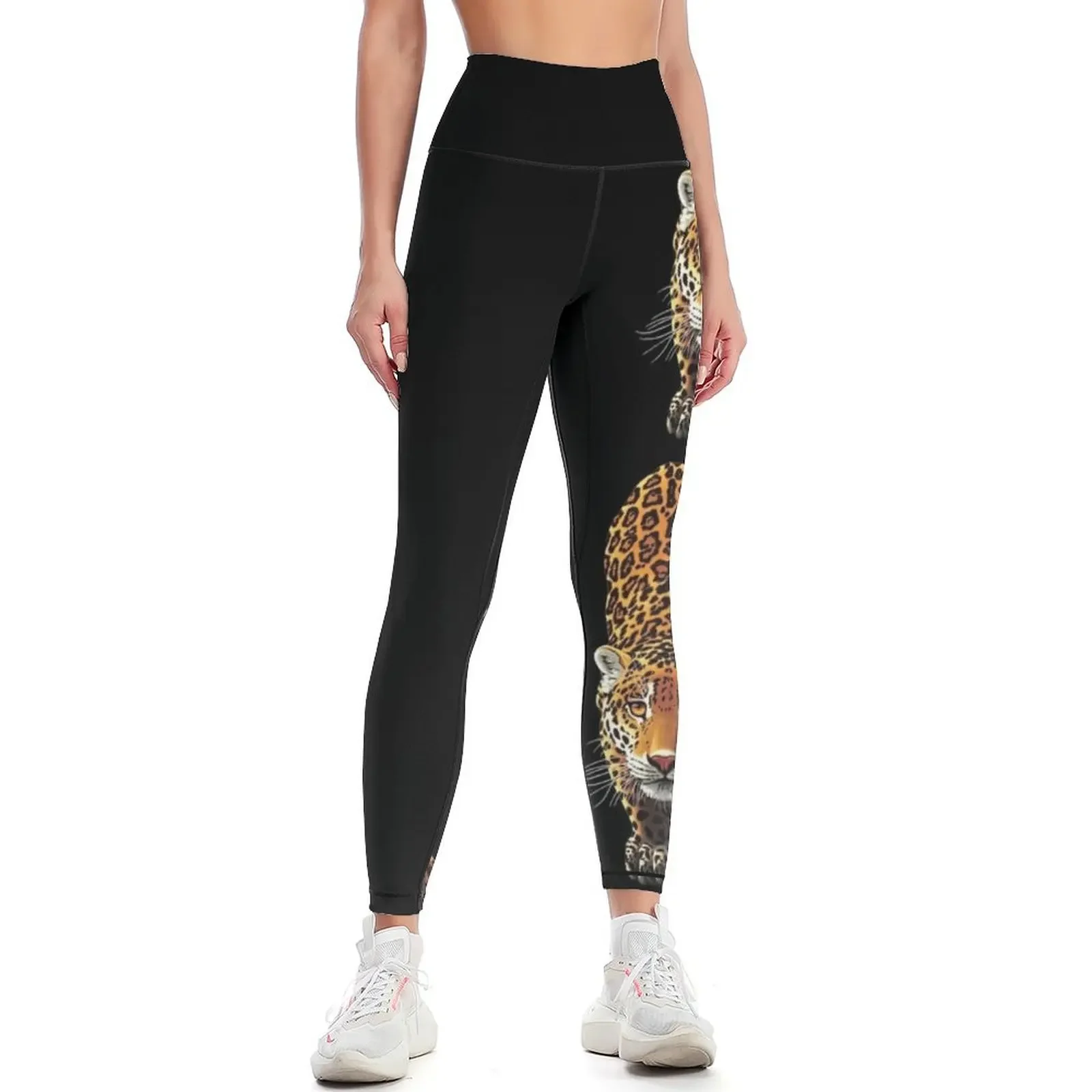 

Stalking Leopard Leggings sports shirts gym Fitness woman exercise clothing for joggers for Womens Leggings