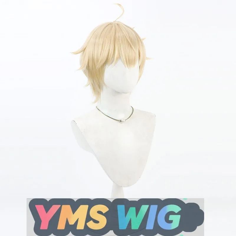 [Peluca YMS]"All The Scum Men Love Me Mouse Cosplay peluca amarilla con punta",