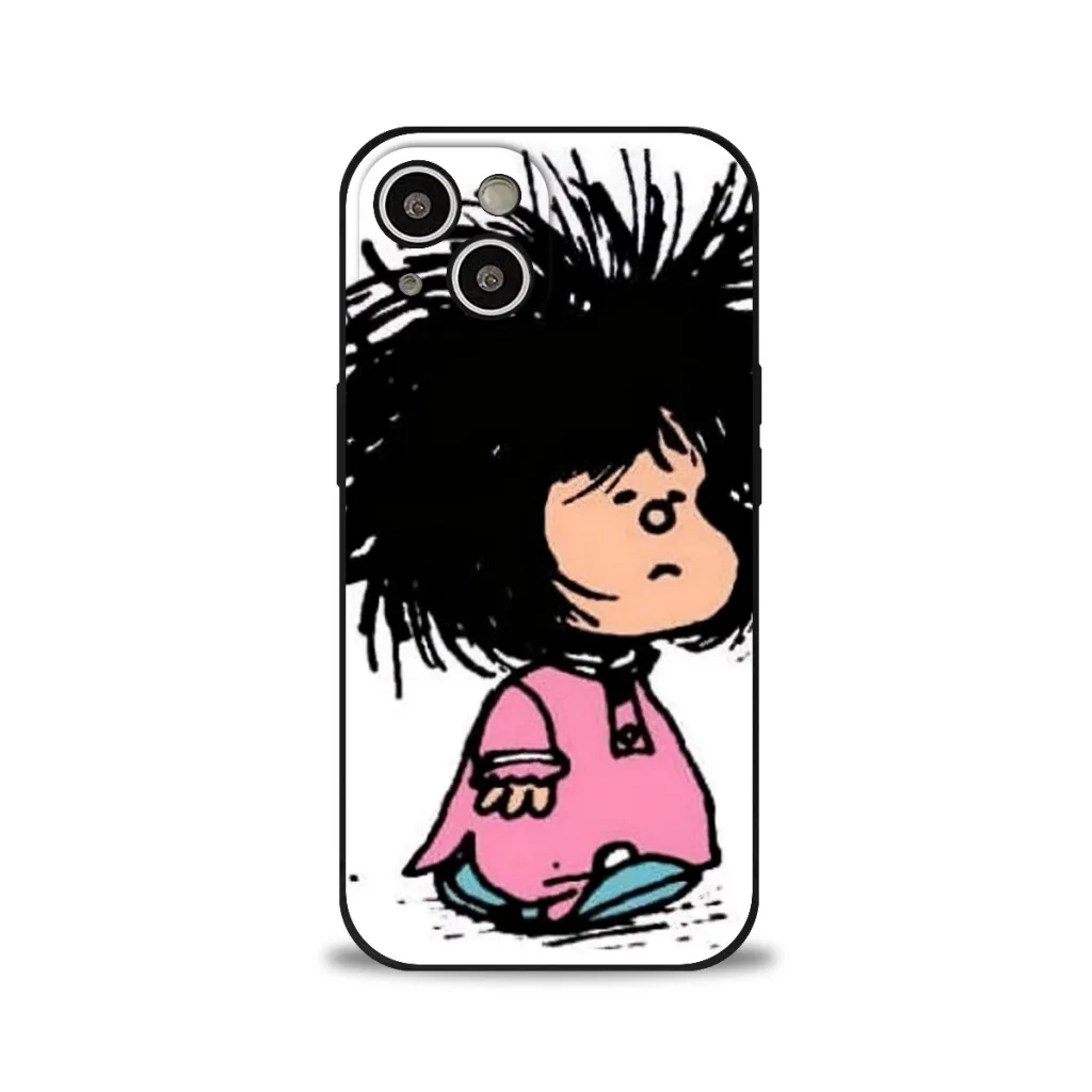 

Phone Case For iPhone 15 Pro Max Silicone Shell Mafalda