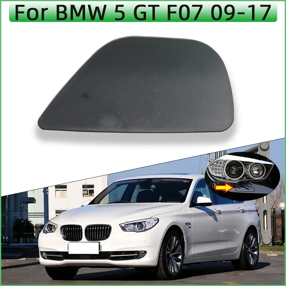 Auto Parts Headlamp Washer Nozzle Spray Cover Cap For BMW 5 GT F07 Ordinary Version M-Pack 2009-2017 Painted White Black Silver