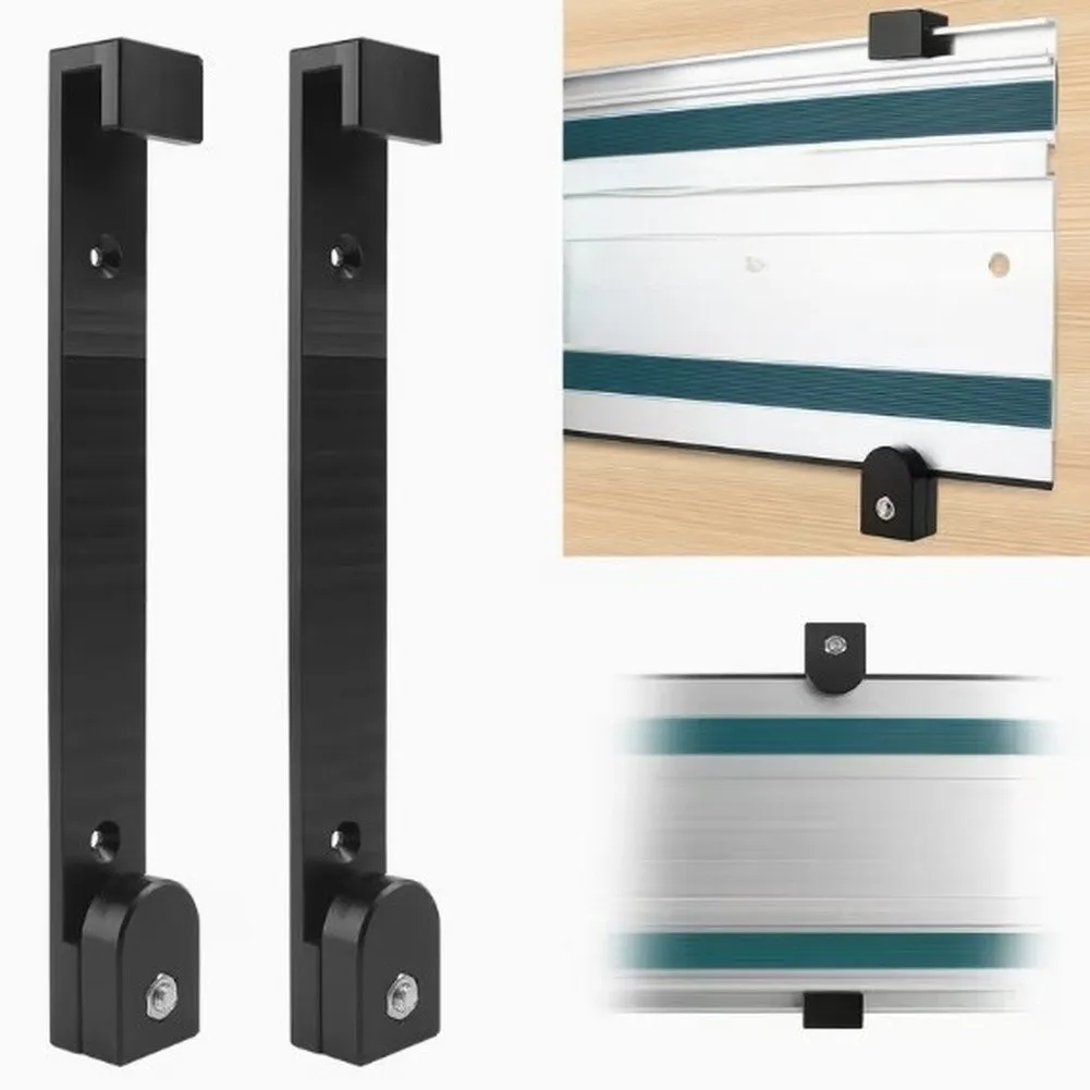 Track Saw Rail Organizer Supporting Standard Guide Rail Dimensions with Secure Clamping and Non Marring Contact Surfaces