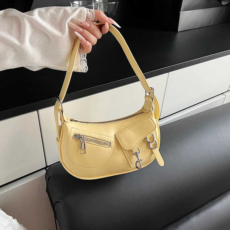 

Chic Vintage Inspired Leather Shoulder Bag For Women Elegant Crossbody Bag Luxury Designer Style Handbag