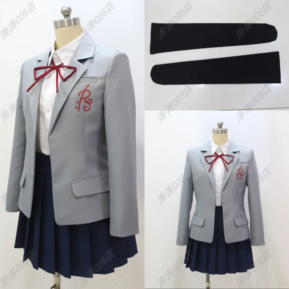 Seo Yuzuki Cosplay Costume Monthly Girls' Nozaki-kun School Uniform Anime Outfit Carnival Party Comic Con Performance