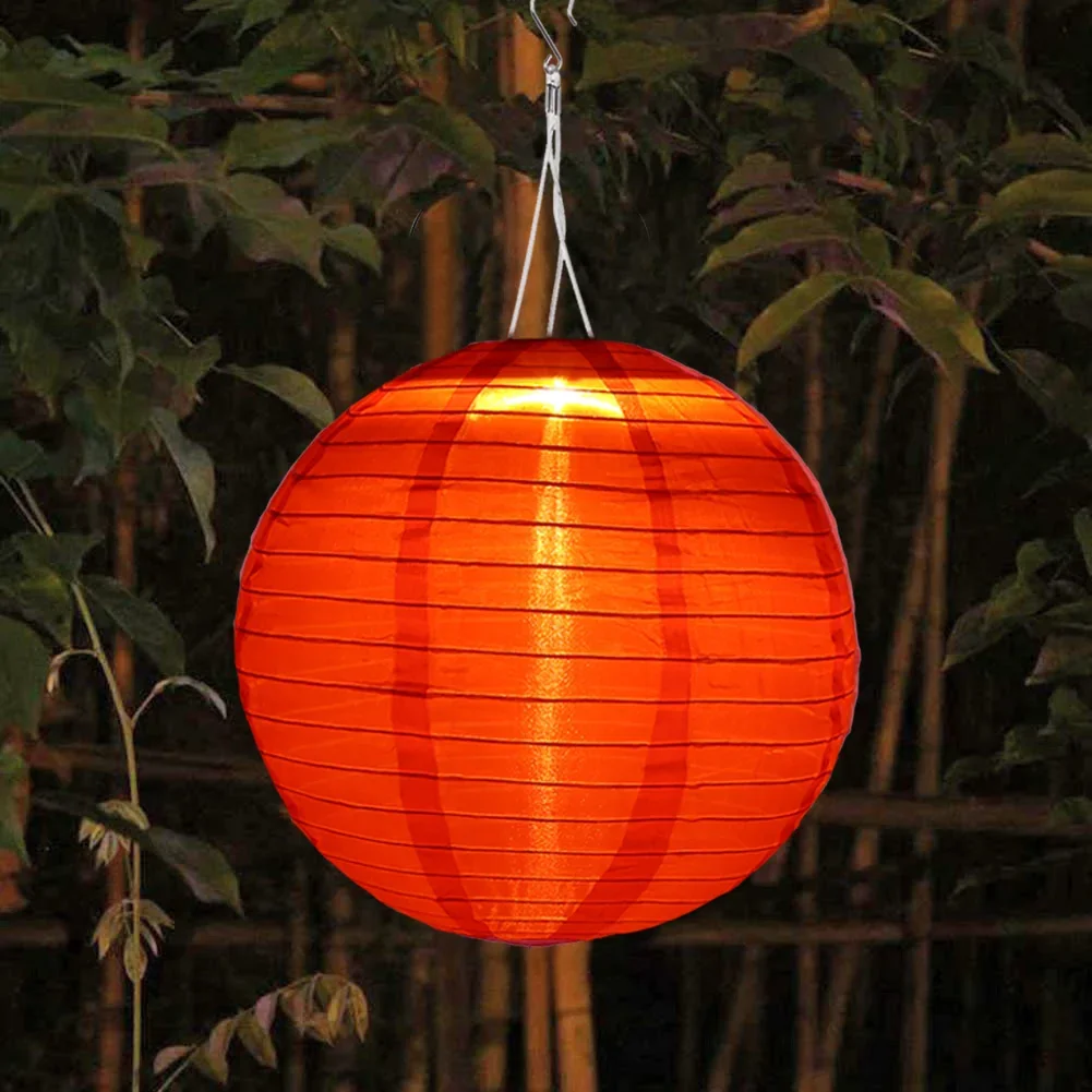 Solar Printed Yard LanternGarden Decoration, Round Lamp, PartyHomeOutdoor LED