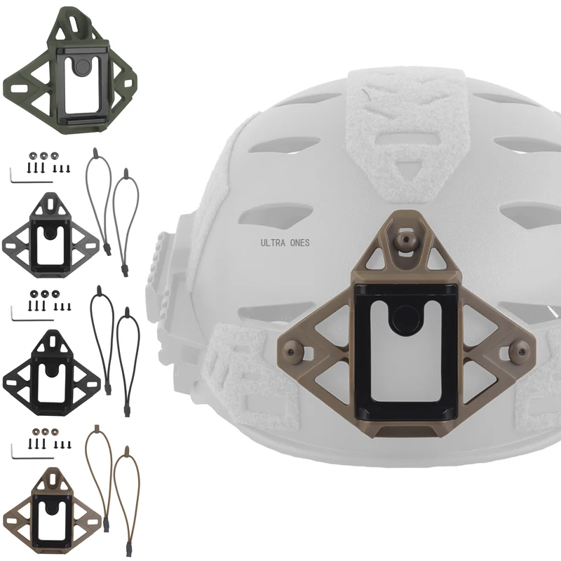 Tactical Helmet Mount Adapter Night Vision Bracket with Hook Rope NVG Helmet Bracket Accessories for Wendy Helmets