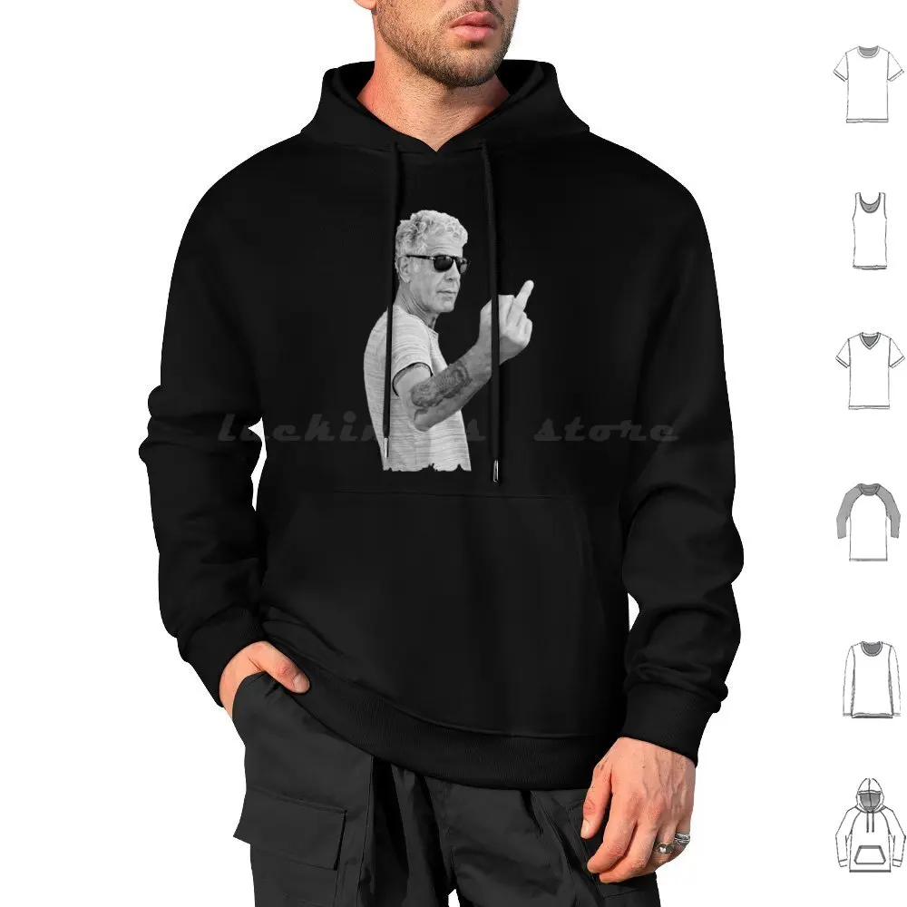 Anthony Bourdain Cool Hoodie cotton Long Sleeve Anthony Bourdain Cool Anthony Bourdain Ready To Hang Art Anthony