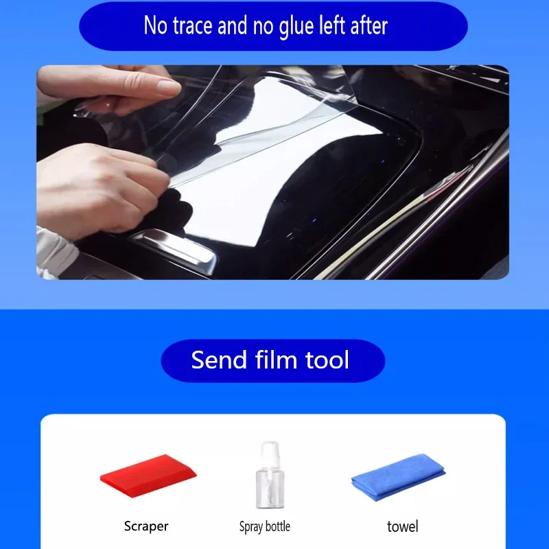 For Geely Coolray 2025 Belgee X50 Tpu Transparent Car Interior Protective Film Sticker Center Console Trim Prevent Scratches #6
