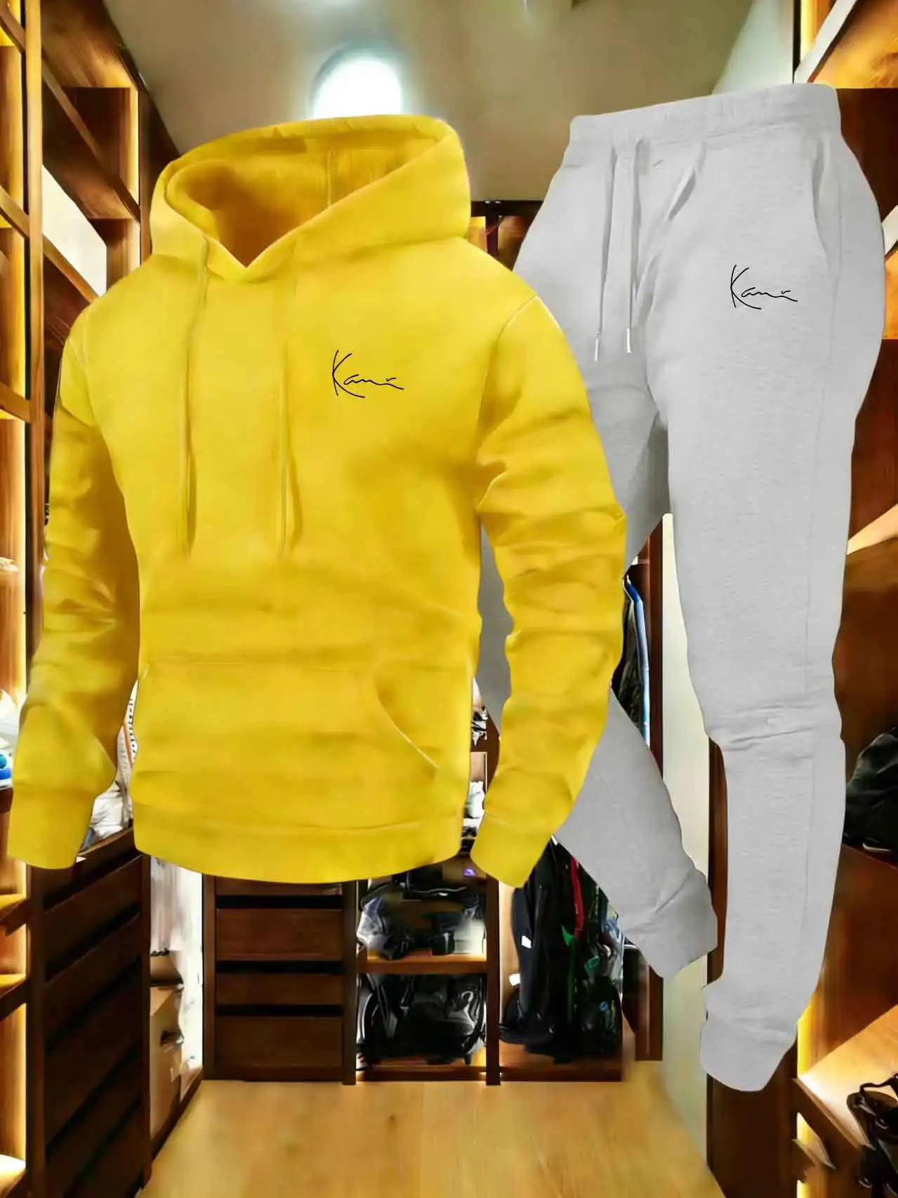 Men's casual sportswear, men's and women's daily matching hoodie, 2026 hoodie set, trendy