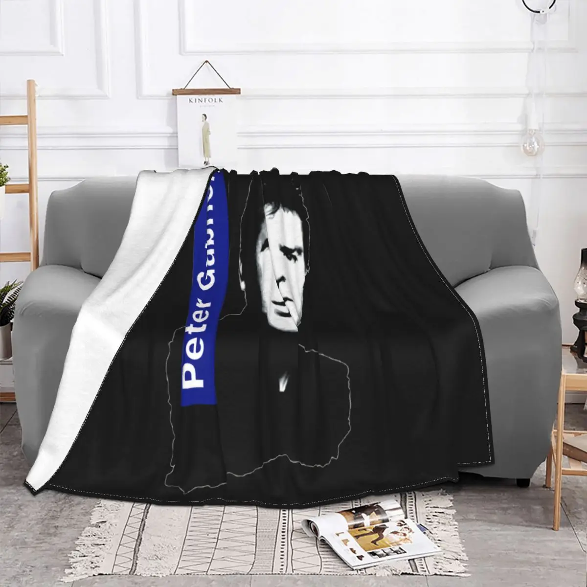 Peter Gabriel So Ice Grey Progressive Rock Art Rock Genesis Yes Printing Woman Best Selling Comical Throw Blanket