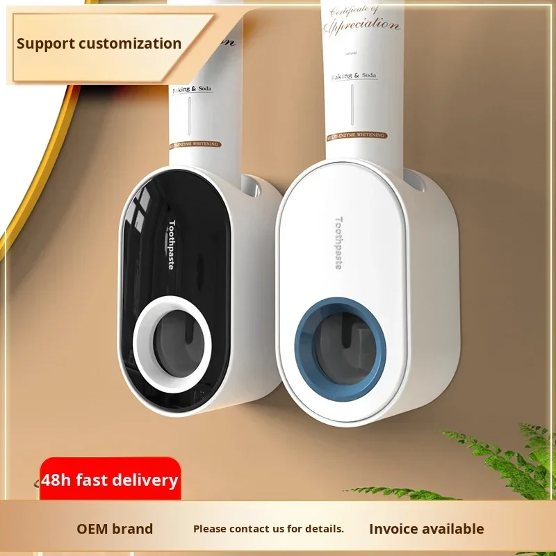 Toothpaste Squeezer Fully Automatic Wall Mounted Toothpaste Dispenser Wall Mounted Toothpaste Holder