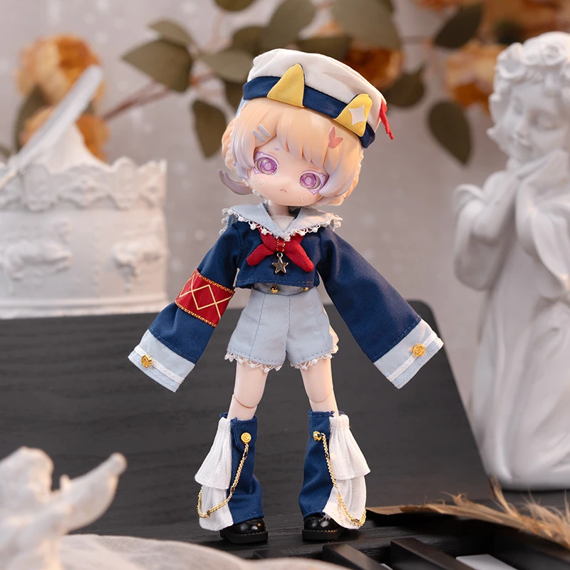 

COME4FREE 12 point BJD doll clothes Fairy Tale Series Star River Meow Meow Doll dress set Figure Ornaments