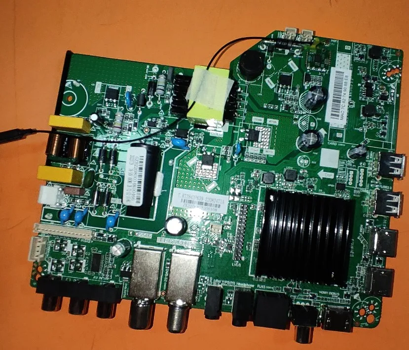 Frete grátis! T. rt2843p639 wifi android rede tv placa-mãe enviar controle remoto para expressar juntos