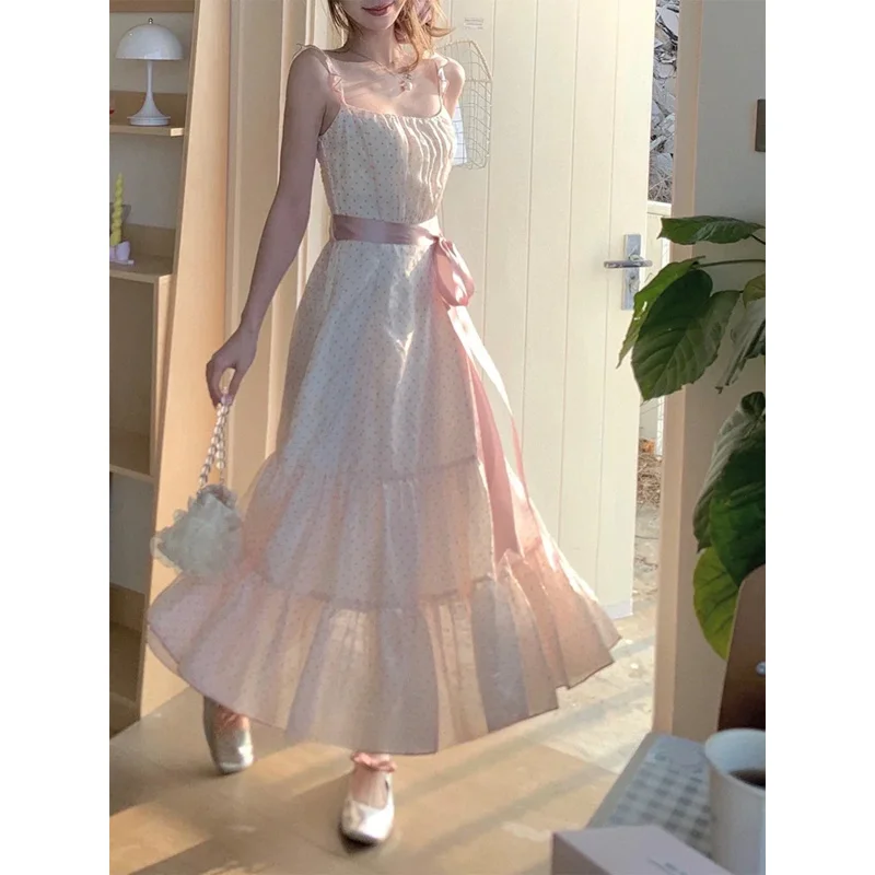 CyEvening حفلة Vestidos أنثى قطعة واحدة فستان موضة فرنسية خمر مطبوعة الجنية الكشكشة فساتين متوسطة الطول النساء الخريف جديد ألف لين #6