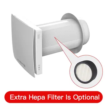 Ventilação descentralizada com unidade de recuperação de calor e recuperador de ar para um único ambiente. 10 best sales Recuperador de ar - №2