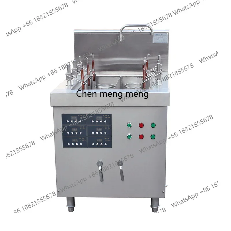 

Z189 Commercial lifting noodle cooking stove six-eye double-cylinder intelligent noodle cooking pot automatic catering equipment