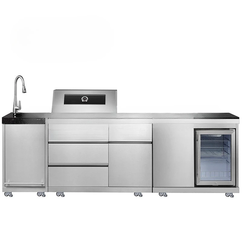 304 stainless steel outdoor courtyard kitchen module