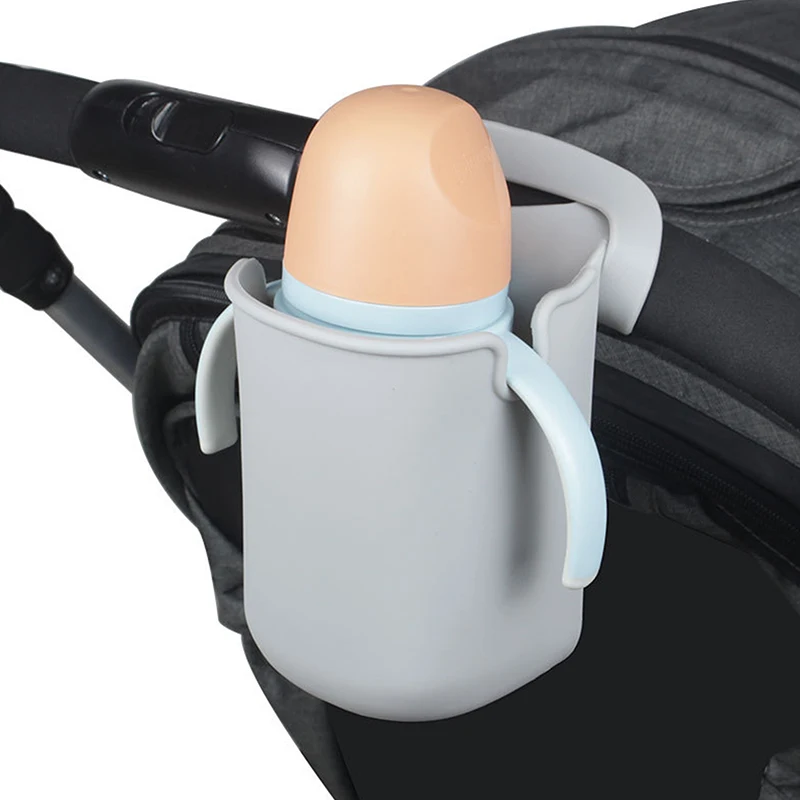 

Multi-Functional Silicone Cup Holder For Baby Stroller Universal Milk Bottle Storage Bag Bathroom Bicycle Baby Stroller