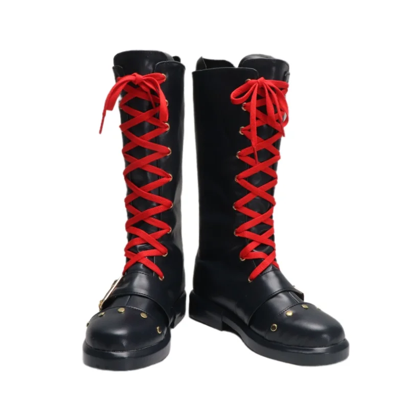Shiraishi Een Cosplay Schoenen Spel PJSK Schoenen PU Lederen Schoenen Halloween Carnaval Cosplay Laarzen Op maat gemaakt
