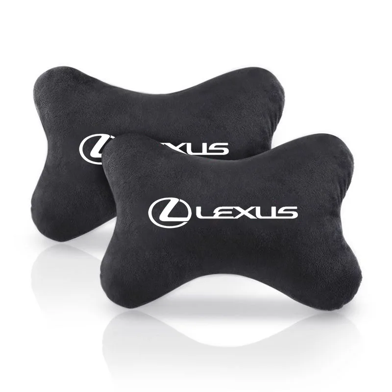 Car Headrest Neck Pillow Seat Belt Protector Shoulder Pads For Lexus RX330 IS250 Ct200h ES300h RX350 IS300h NX300h RX400h UX