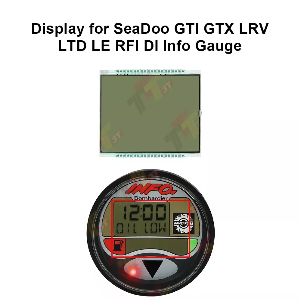 Display for SeaDoo GTI GTX LRV LTD LE RFI DI Info Gauge