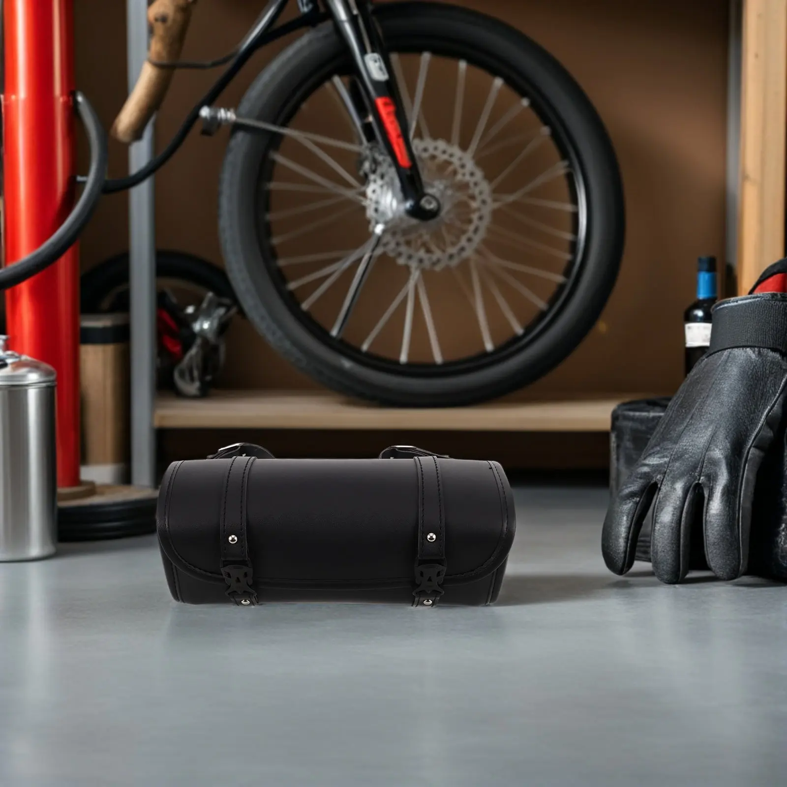 

Винтажная водонепроницаемая сумка на руль мотоцикла большой вместимости с быстросъемной застежкой для инструментов, для электросамоката и велосипеда