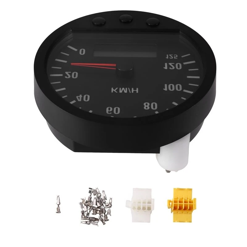 NEW HOT in Stock-For CANBUS 140Mm Electronic Speedometer With Odometer And Trip Meter Featuring LCD Display For Trucks Tractors