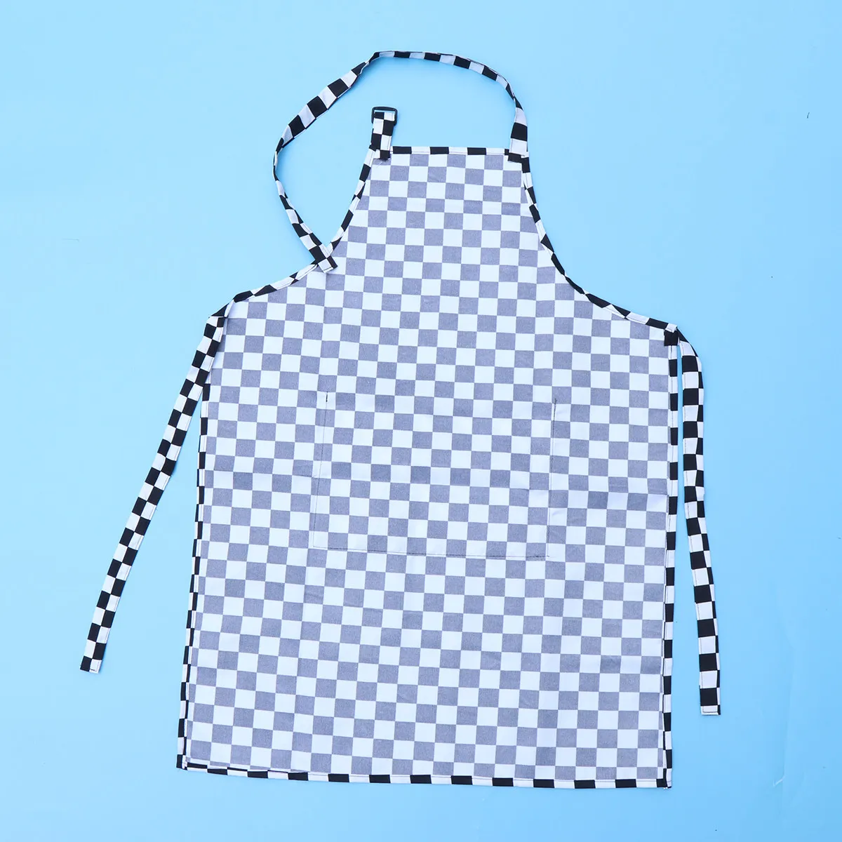 2Pcs Adjustable Apron Wear-Resistant Kitchen Chef Apron Hanging Neck Cooking Baking Overalls for Home Work Cleaning