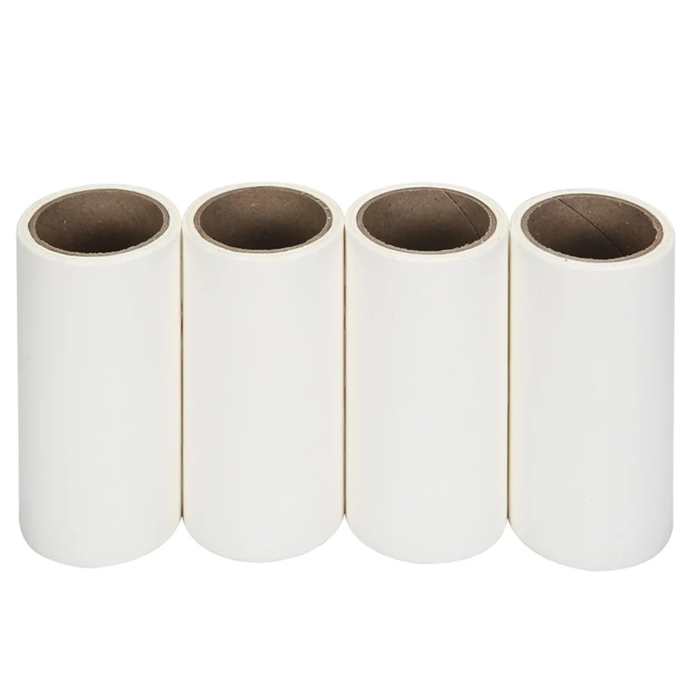 5 Rolls Sticky Paper Cleaning Tape Lint Roller Accessory Tearable Carpet Furniture for Remover Rollers