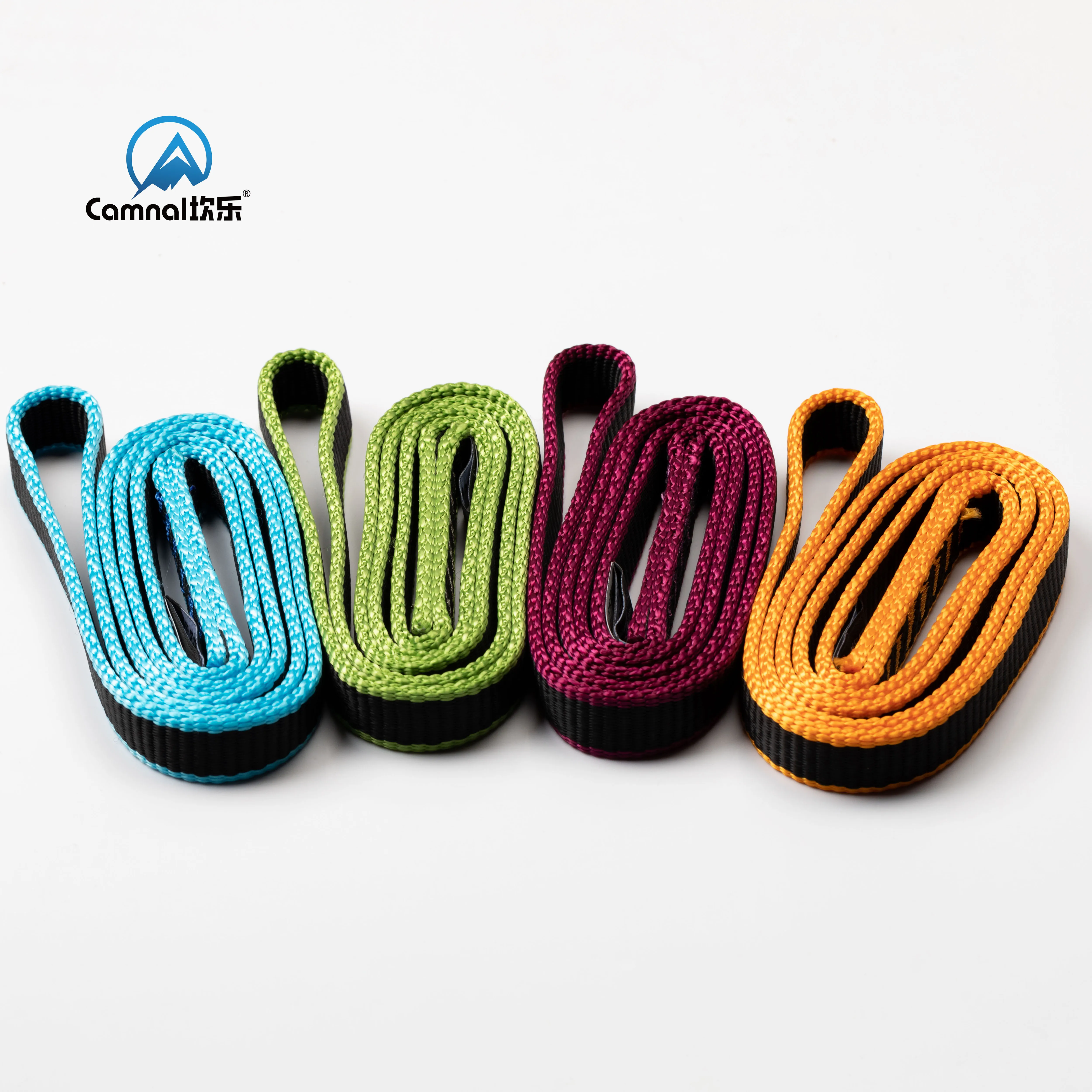 

Camnal Climbing Belt 22KN Heavy Duty High Tensile Load-bearing Thicker Outdoor Mountaineering Rappelling Sling Climbing Gear