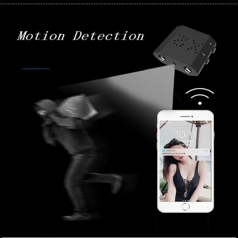 A39Q-1080P HD Mini Camera Motion Detection DV Video Recorder IR-CUT Night Vision Small Camcorders Loop Recording Espiar Cam
