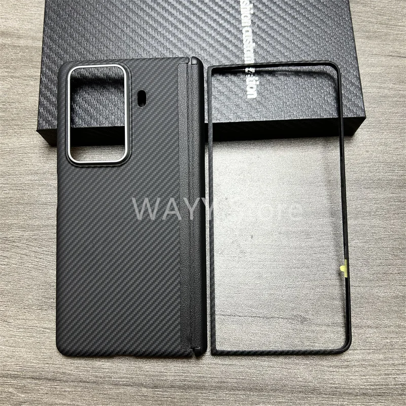 

Реальный карбоновый телефон для Honor Magic Vs3 из углеродного волокна ultra-чехол ultra-thin 600D Magsafe светильник