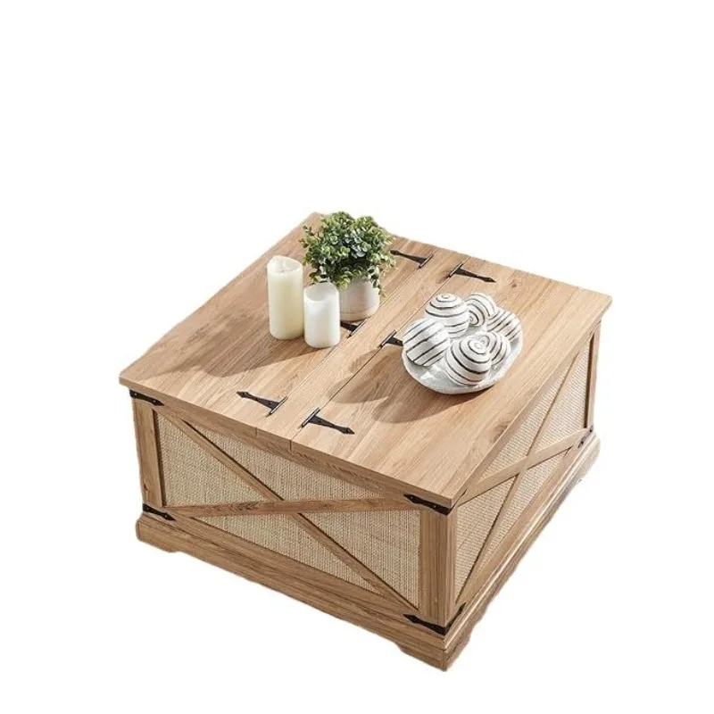 

Tea table, tea table, small apartment table decorated in rural living room