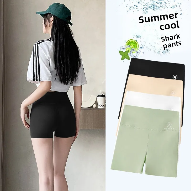 Se orts المرأة الصيف رقيقة الخصر المحملة أرباع طول السراويل الجلدية في الهواء الطلق ركوب الدراجات Sl اليوغا orts #3