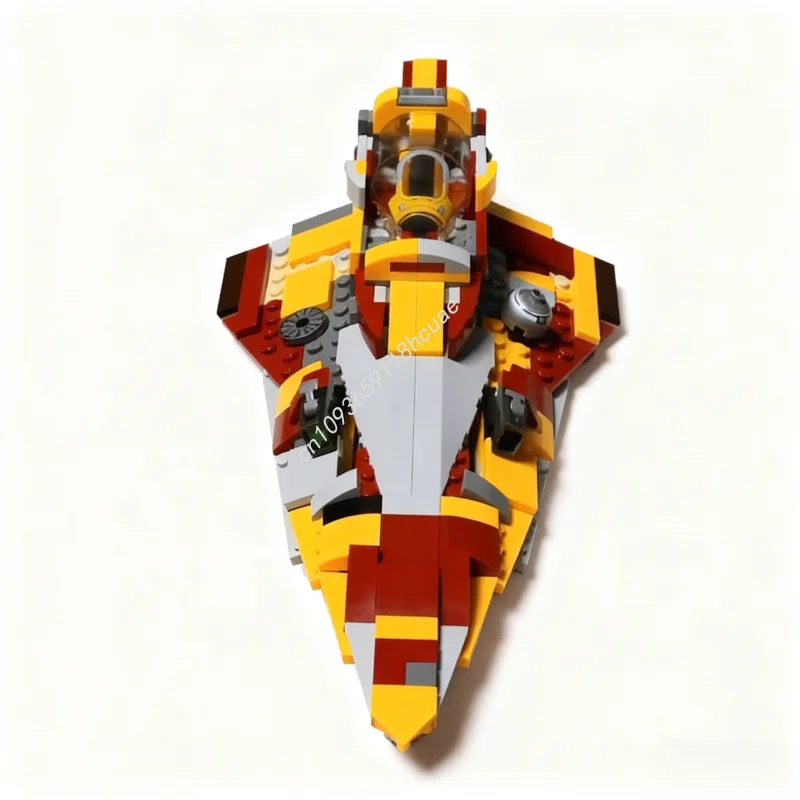 277pcs MOC Shin Hatis Delta7 Starfighter Star Battle Model Building blocks Mainan Modular Rakitan untuk Anak-anak Hadiah Natal