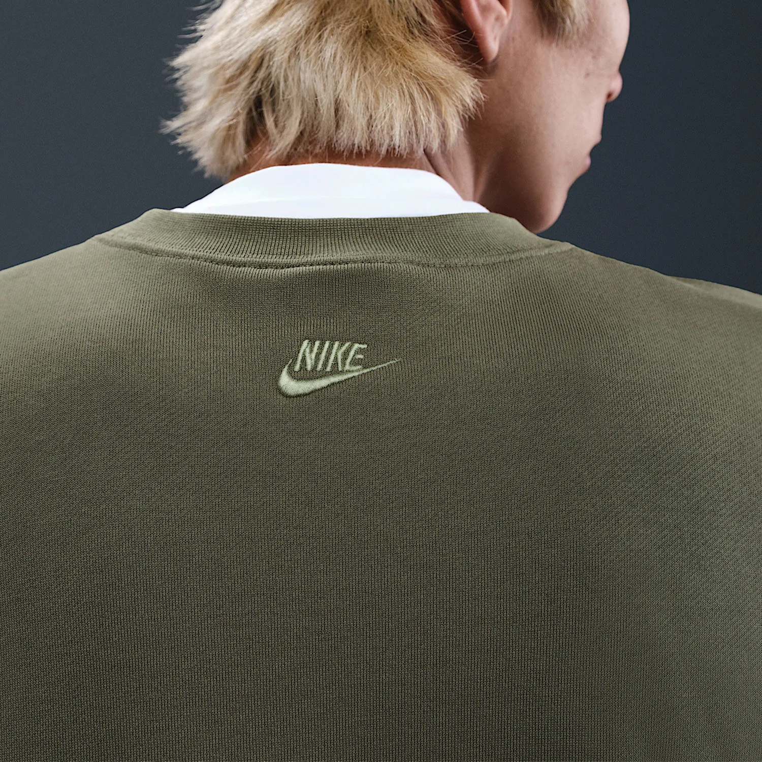 Nike genuine Club Men's Retro Loose Round Neck Soft Knitted Sweatshirt IB8360-222