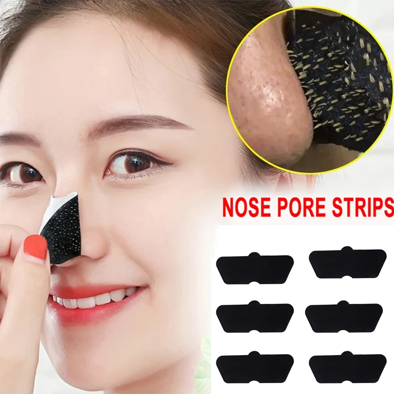 

10 Pcs Nose Blackhead Remover Mask Nasal Strips Black Head Nose Dot Spot Peel Off Sticker Face Acne Whitehead Pore Cleaner Mask