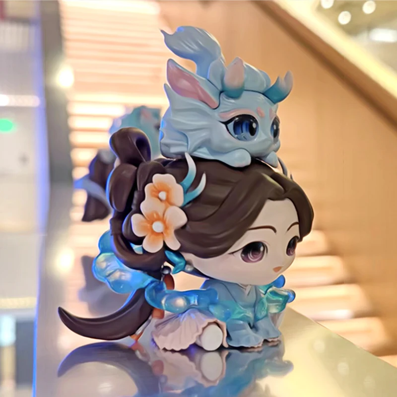 Dios oculto 10cm Ayin figura de Anime Co juguete periférico de marca recoger modelo condensación de agua adorno de bestia regalo de cumpleaños para niña