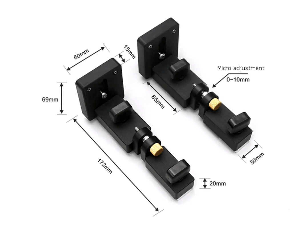 Heavy Duty Router Fence + 3PCS T-tracks  + Bracket to fix Featherboards, Updated with Dust Port Connection