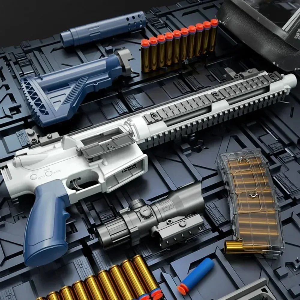 M416 Shell Gooien Zachte Kogel Speelgoedpistool Handmatig Geladen Geweer Machinepistool Model Kan worden ontslagen Outdoor Schieten Kerstcadeau