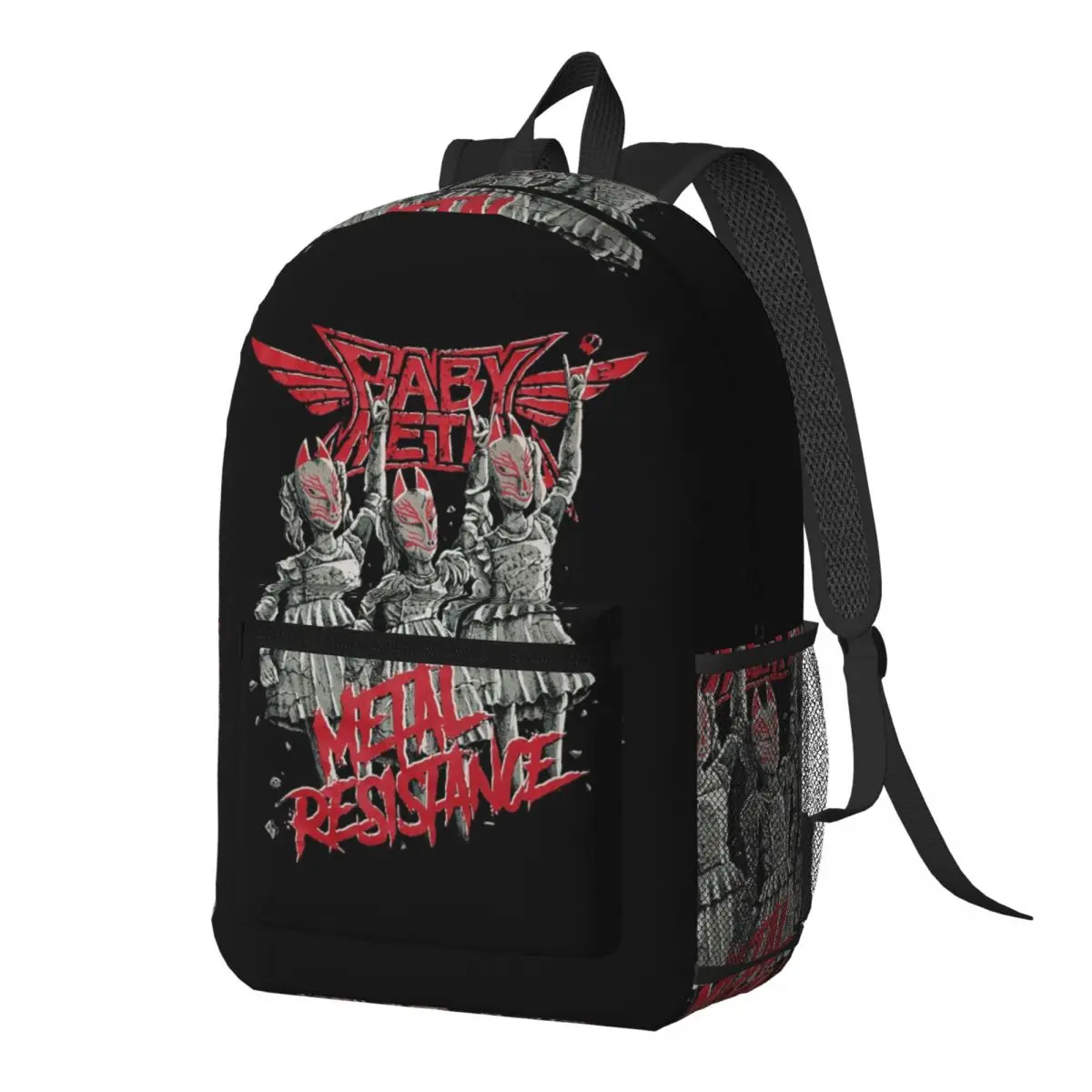 Rocket Babymetal Merch Backpack Daypack Large Capacity Boys Girls BookBag School Bag Shoulder Bags for Men Women
