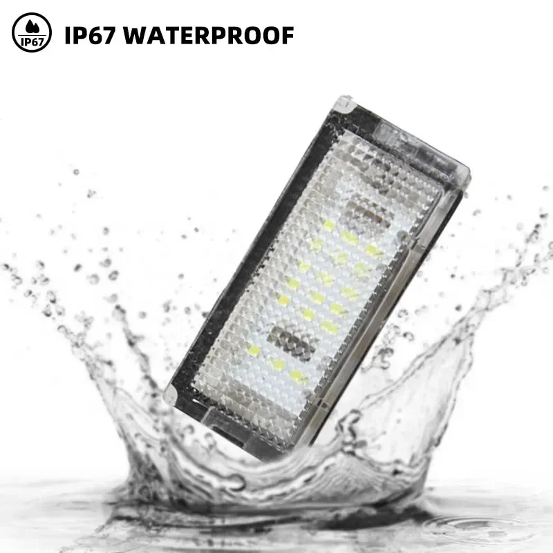 2 Pieces Led License Plate Light Auto Accessories Signal Lamp For Bmw 3 Series  E46 4D 1998-2003 Car Lamps Auto Tool