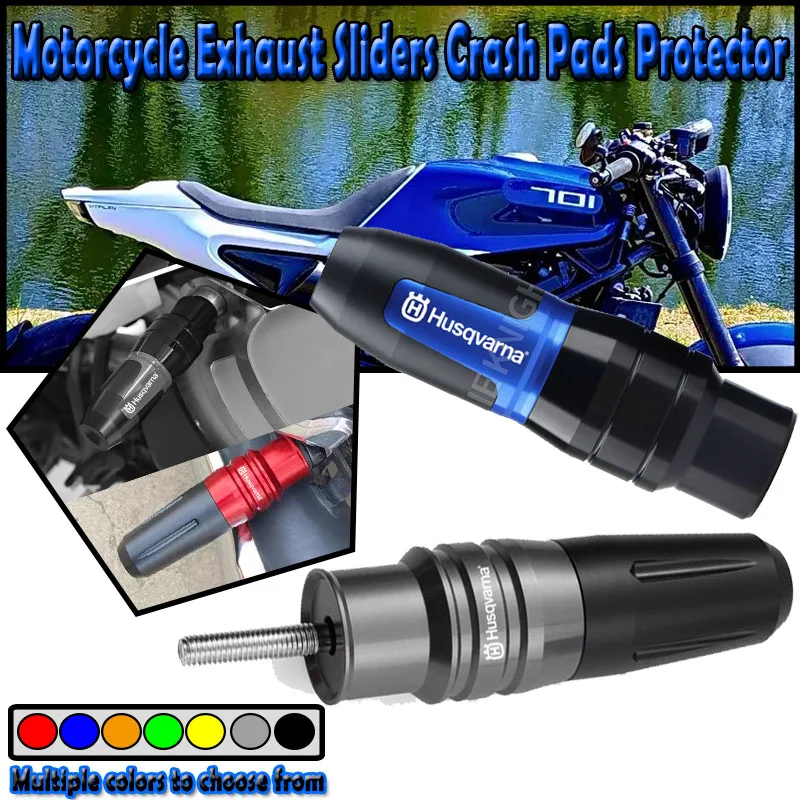 

Motorcycle Accessories Exhaust Falling Protectors Sliders Crash Pads For Husqvarna 401 701 Svartpilen 401 701 250 VITPILEN 401