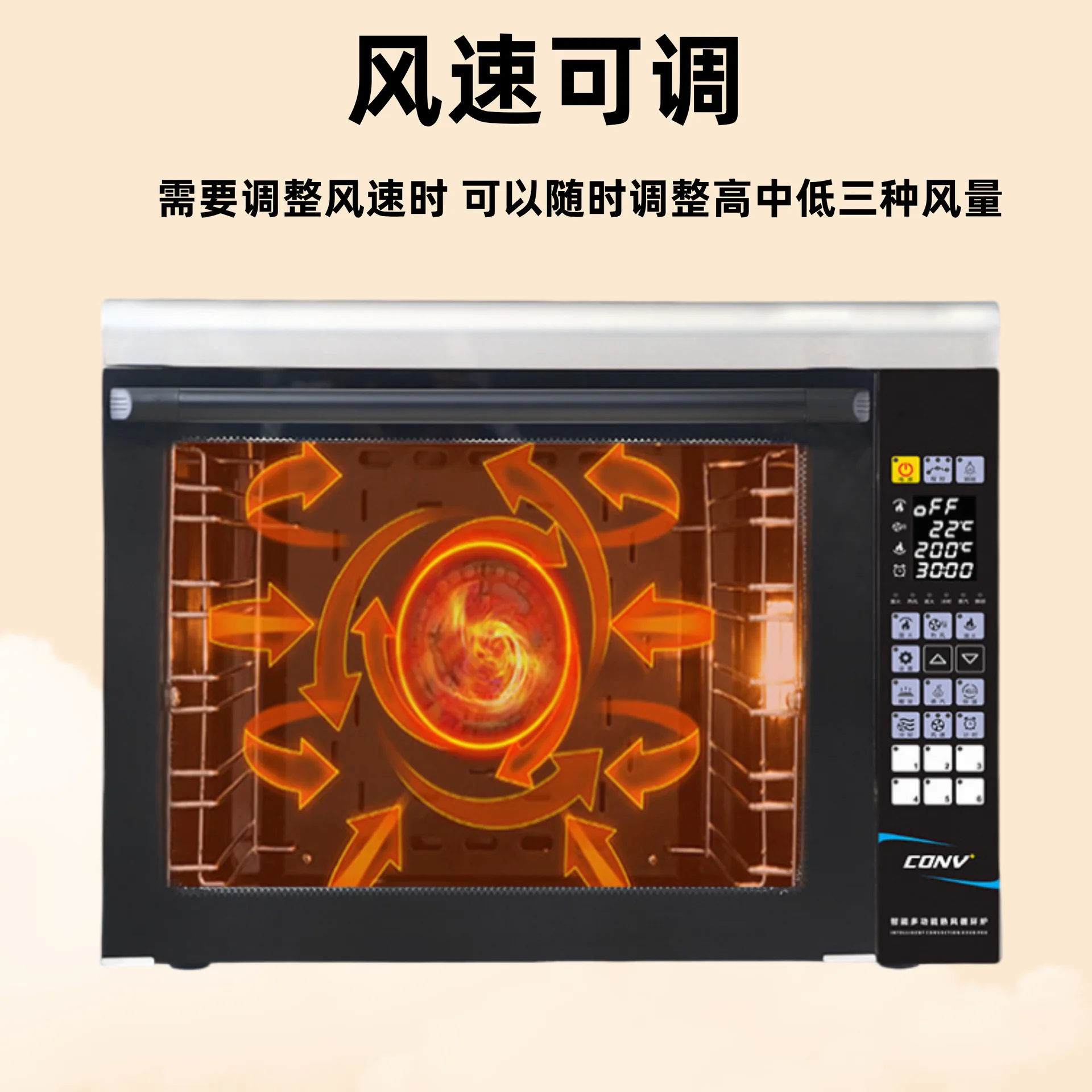 Direct Sales Of Intelligent Hot Air Circulation Furnace Commercial Multi-style Optional Electric Oven Hot Sale Hot Circulation