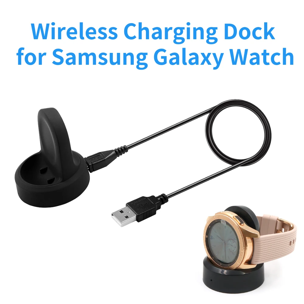 Wireless Charging Dock Fast Charging Cable for Samsung Galaxy Watch 42mm 46mm SM-R800 R805 R810 Smart Watch Charger Cord Lines