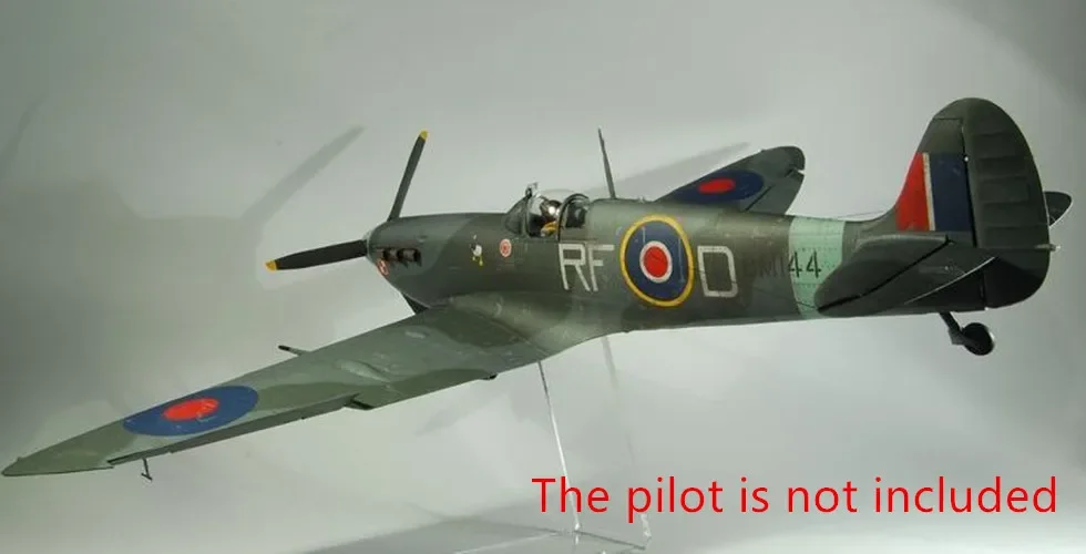 1:33 Scale WW2 British Supermarine Spitfire MK. Vb Handcraft Paper Model Kit Puzzles Handmade Toy DIY
