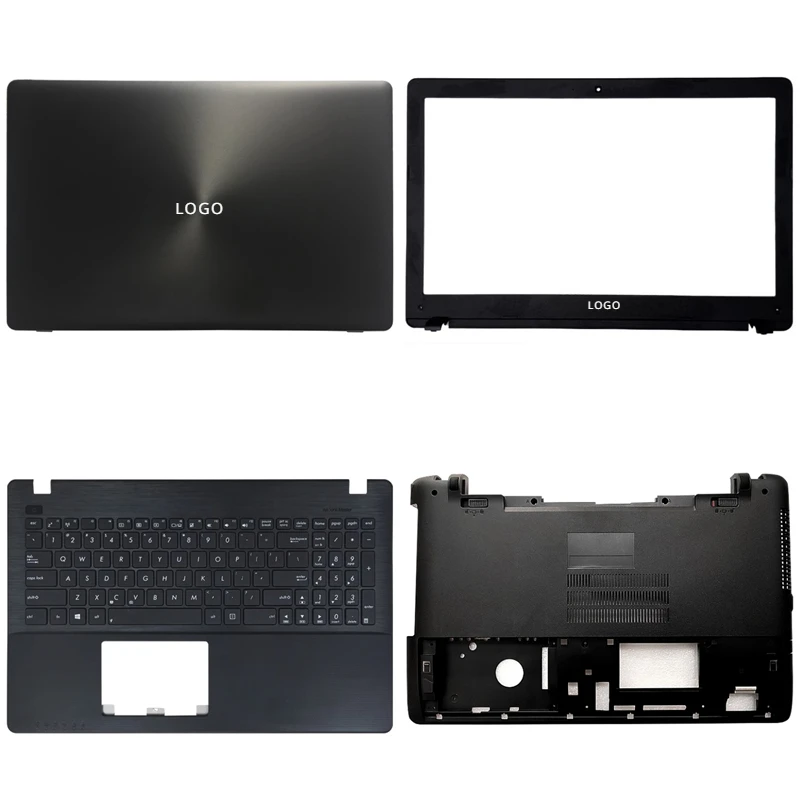 

New For Asus X550 X550C A550 F550 X550V Y581C Laptop LCD Back Cover Front Bezel Upper Palmrest Bottom Base Case Keyboard Hinges