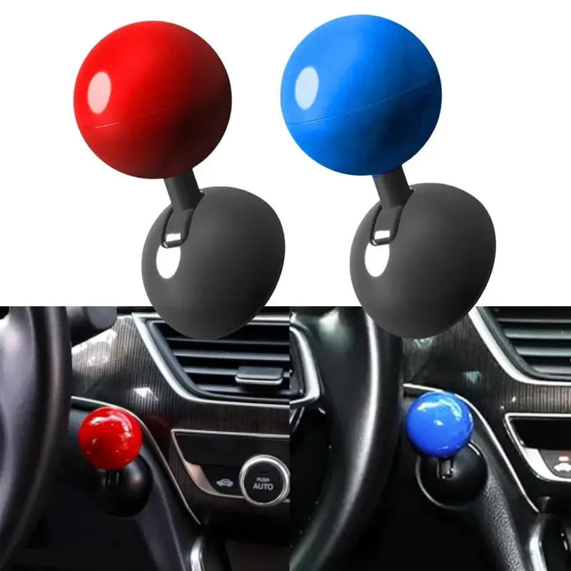 Decoration Car Start Button Joystick Push to Start Buttons Durable Car Ignition Button Protector Auto Engine Start Stop Joystick