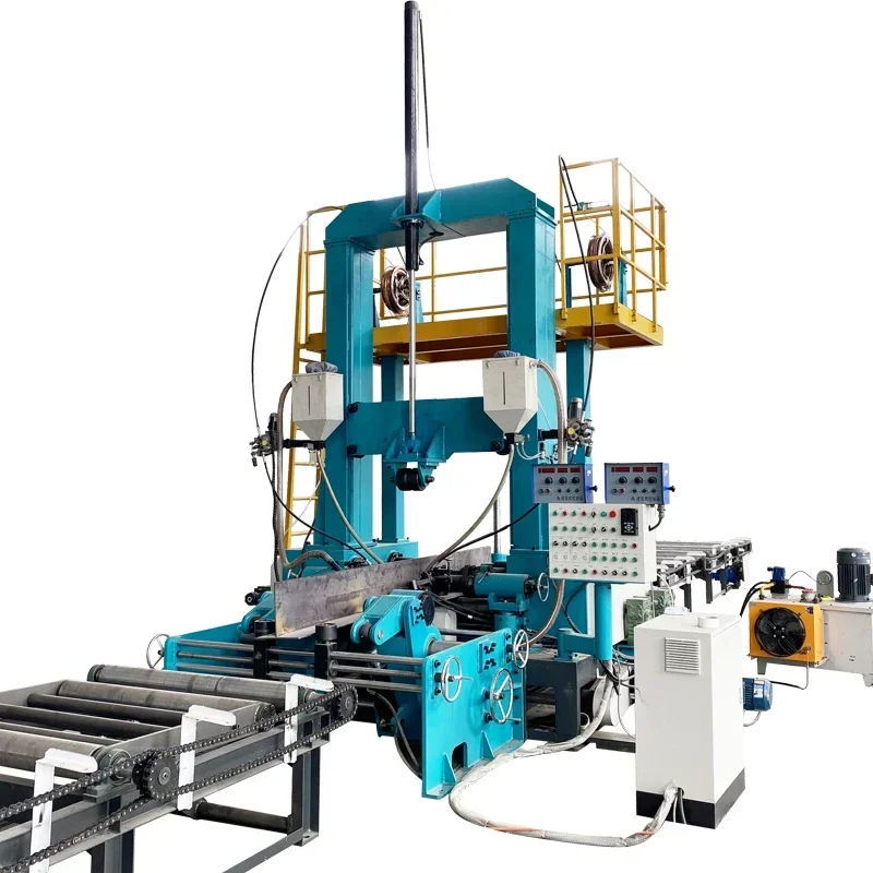 Standard Gantry Type Submerged Arc Welding Machine H Beam Production Line, Metal Structural H Beam Steel Welding Equipment!