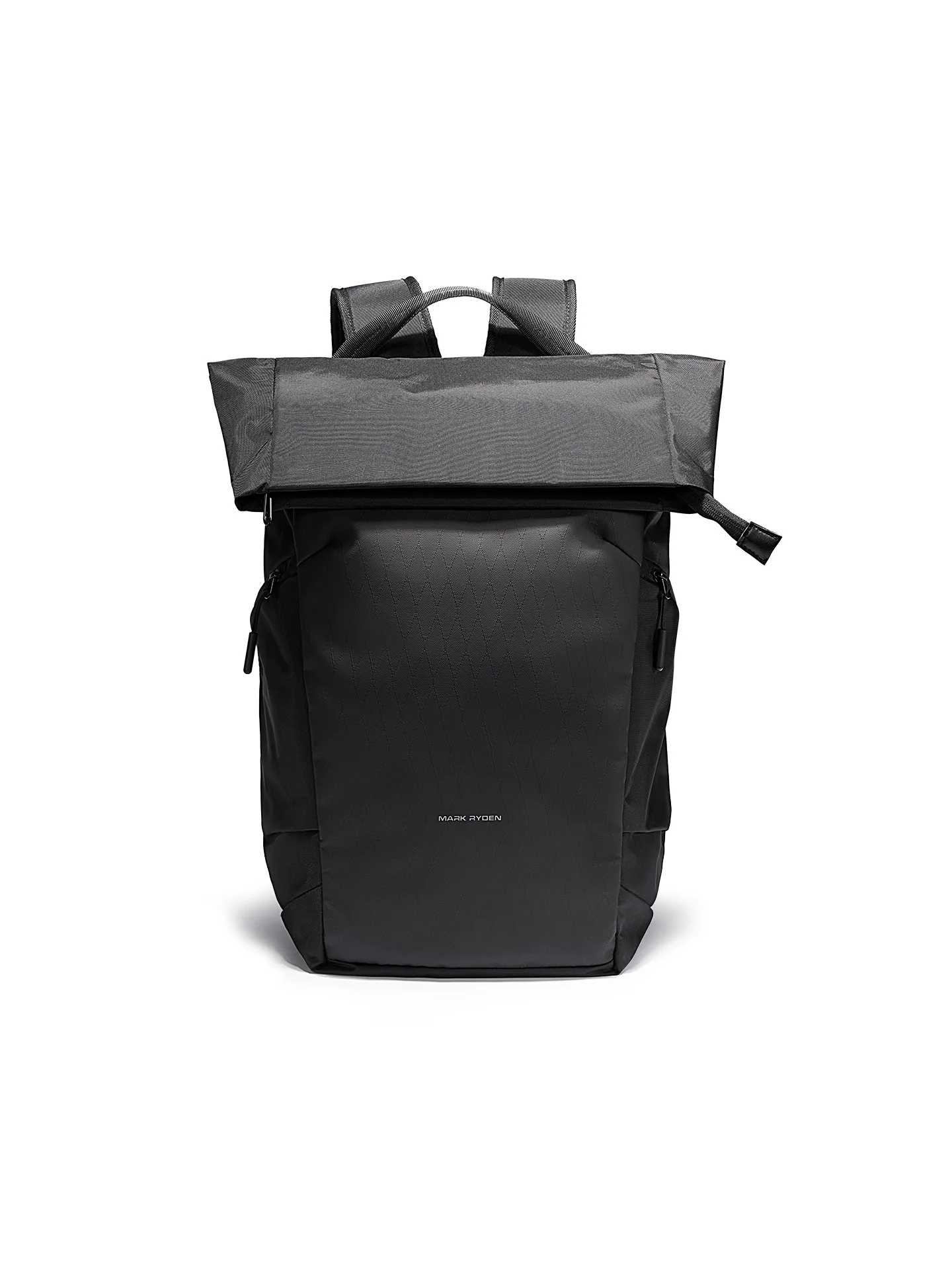 MARK RYDEN Expandable 36L Laptop Backpack for Men, 180° Opening Water-resistant Oxford Roll-top Business Travel Rucksack